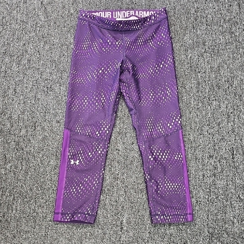 Under Armour Women's Purple Compression Leggings Small